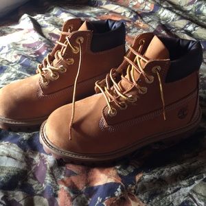 Timberlands boys size 12